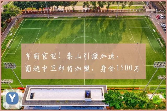 年前官宣！泰山引援加速， ​​​葡超中卫即将加盟，身价1500万
